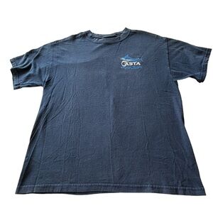 Men's Casta design T-shirt. Size Large  Blue
